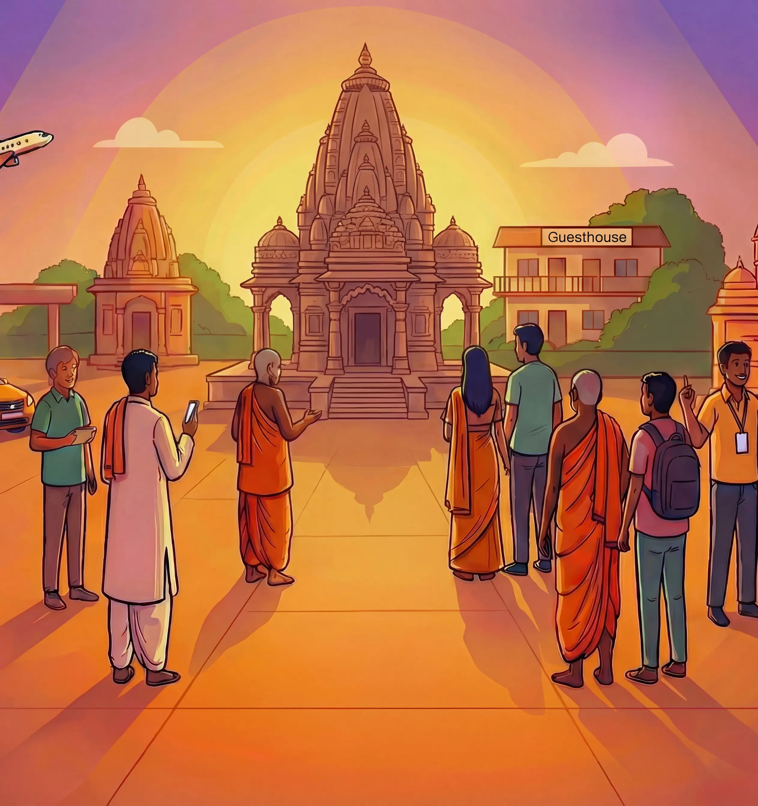 Visit Mandir for Darshan